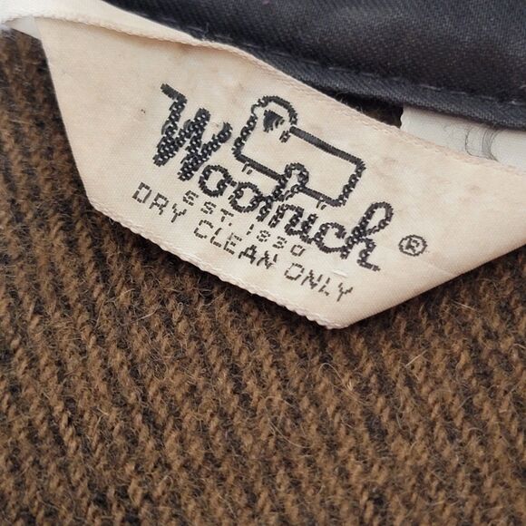 VTG Woolrich Wool Shirt Jacket Men's Size Large Brown Shacket Outdoor Winter - Picture 4 of 8